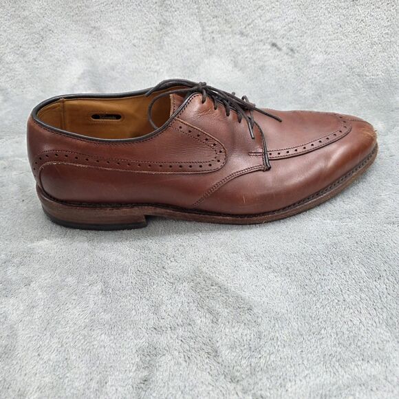 Allen Edmonds Men\'s Kingsley Brown Derby Oxfords Shoes Size 9.5 D main image 6